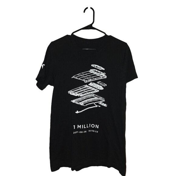 Set of 3 Large Tesla Mens T-Shirts Black Limited Editions - Picture 6 of 11